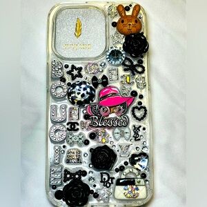 Silver iPhone 14Pro Junk phone case